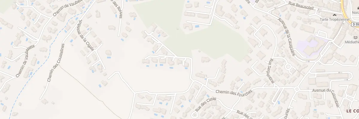 Plan du 314B Che des Fourches à Cogolin