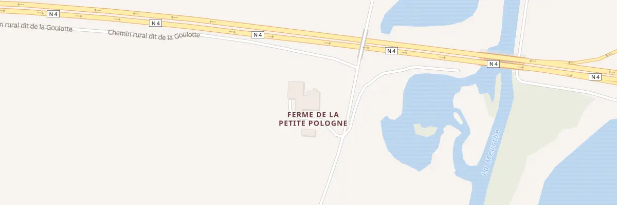 Plan du 1 Ferme de la Petite Pologne à Moncel-lès-Lunéville