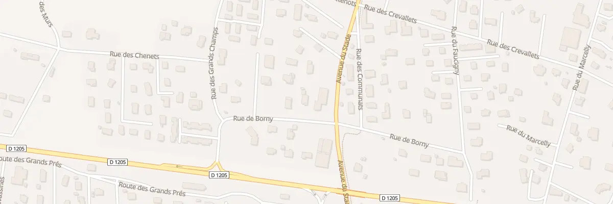 Plan du 142 Rue de Borny à Marnaz