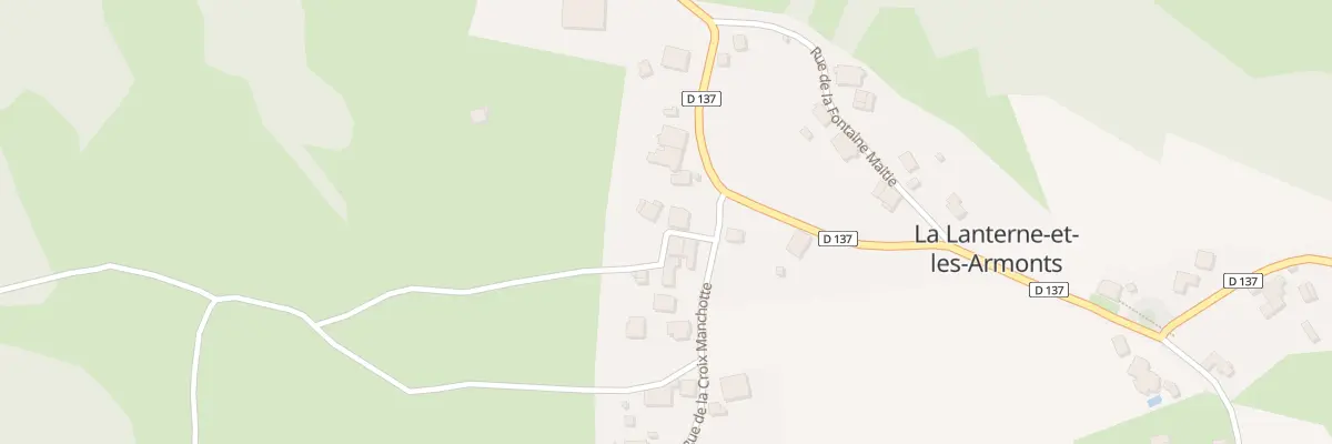 Plan du 3 Rue de la Croix Manchotte à La Lanterne-et-les-Armonts