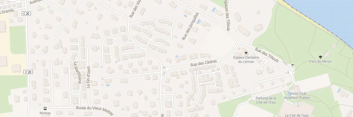 Plan du 245A Rue des Cèdres à Publier