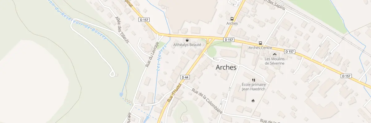 Plan du 12 Rue D’ Hadol à Arches