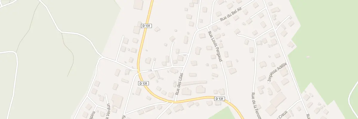 Plan du 5 Rue des Fourches à Orchamps-Vennes