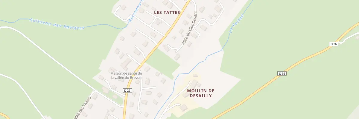 Plan du 163 All du Clos Devant à Lullin