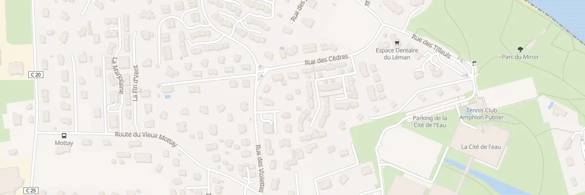 Plan du 140B Rue des Cèdres à Publier