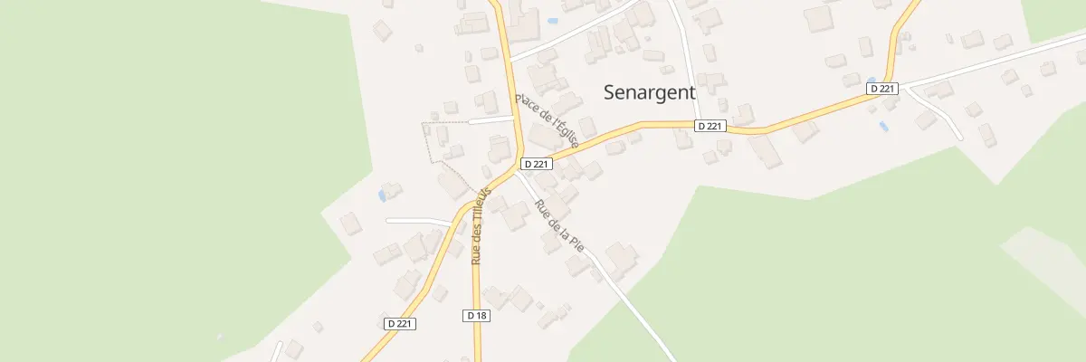 Plan du 1 Rue de la Pie à Senargent-Mignafans