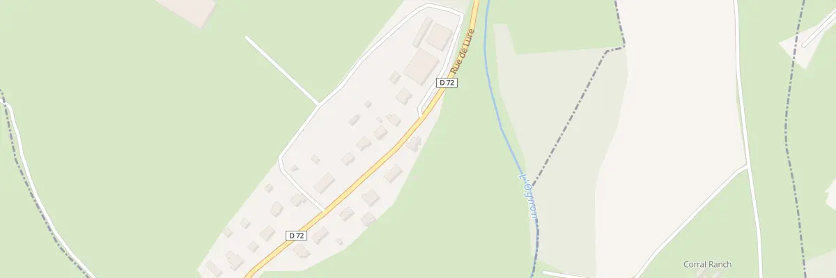 Plan du 7 Rte de LURE à Froideterre