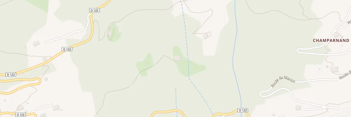 Plan du 2044A Rte de la Place à Villard-sur-Doron