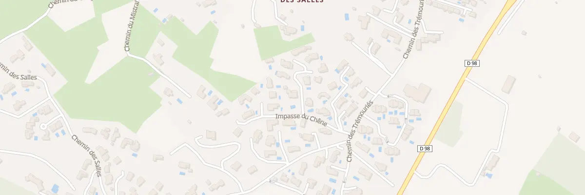 Plan du 9009 Che de Tremouriés à Cogolin