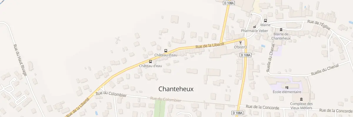 Plan du 19 Rue de la Liberté à Chanteheux