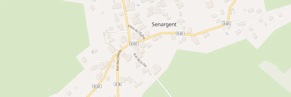 Plan du 15 Pl de l’Eglise à Senargent-Mignafans
