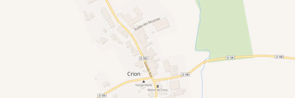 Plan du 28 Grande Rue à Crion