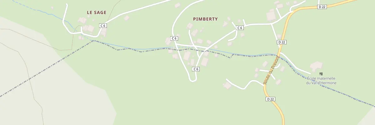 Plan du 400 Che de Pimberty à Lullin