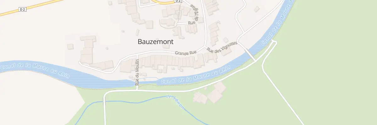 Plan du 28 Grande Rue à Bauzemont