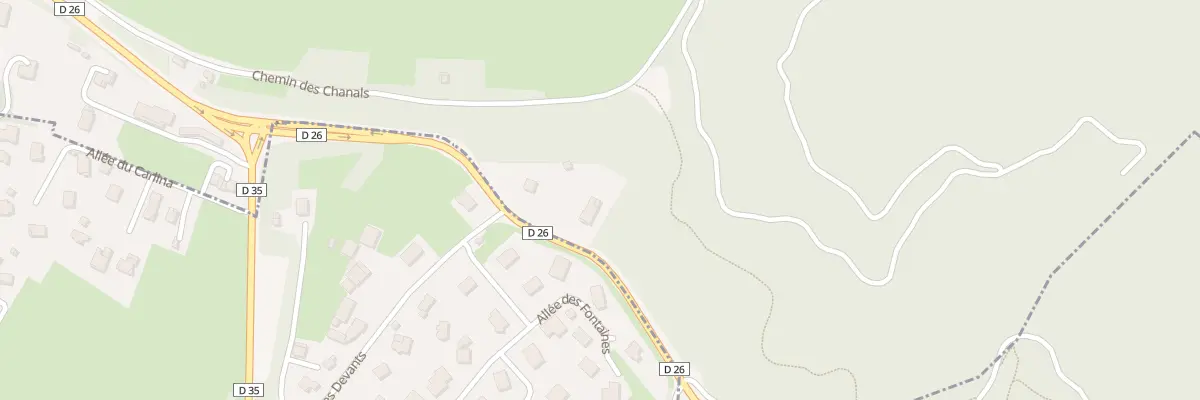 Plan du 287 Rte de Reyvroz à Armoy