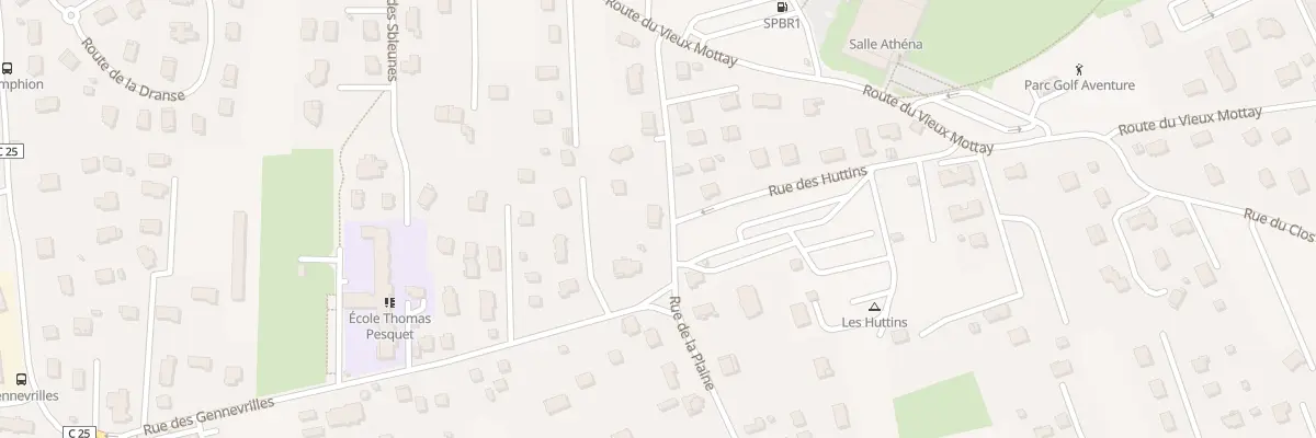 Plan du 376 Rue de la Plaine à Publier