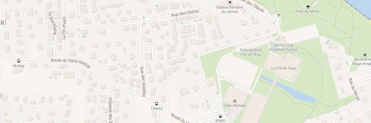 Plan du 23 Lot Les Villas du Lac à Publier
