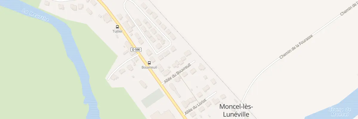 Plan du 7 All du Bouvreuil à Moncel-lès-Lunéville
