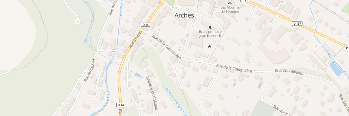 Plan du 4 Rue de la Colombière à Arches