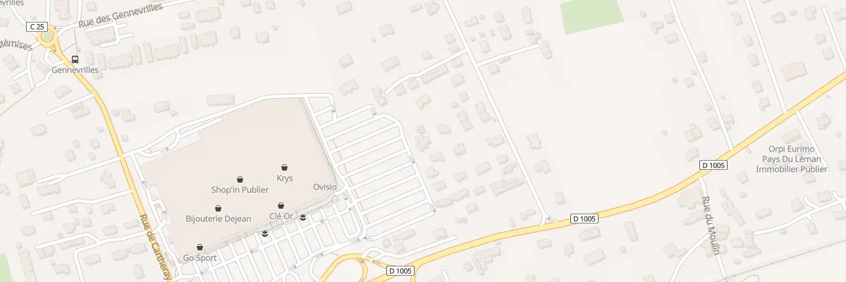 Plan du 151F Rue de la Plaine à Publier