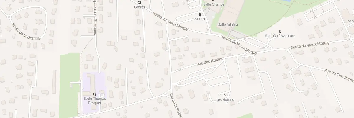 Plan du 400 Rue de la Plaine à Publier