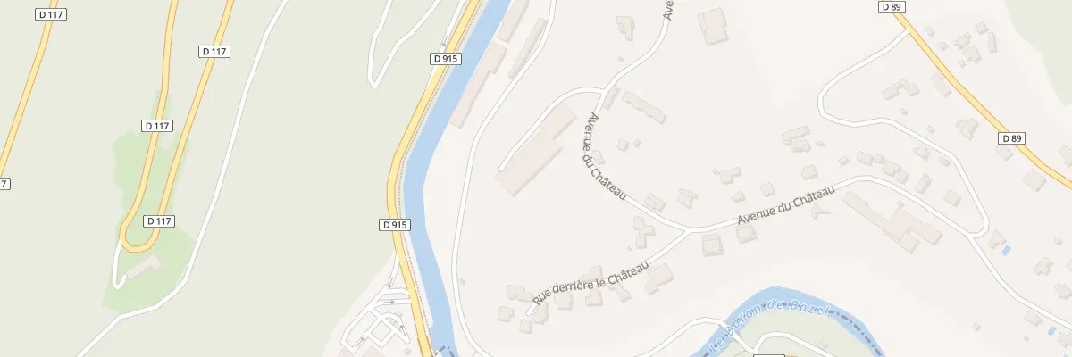 Plan du 764 Av du Château à Salins-Fontaine