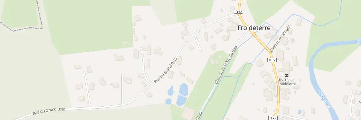 Plan du 2 RUE du GRAND BOIS à Froideterre