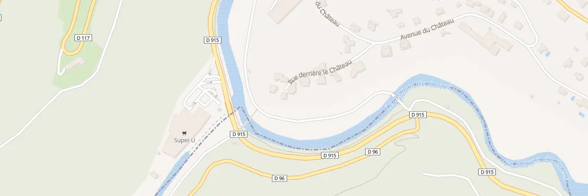 Plan du 149 Rue Derrière le Château à Salins-Fontaine