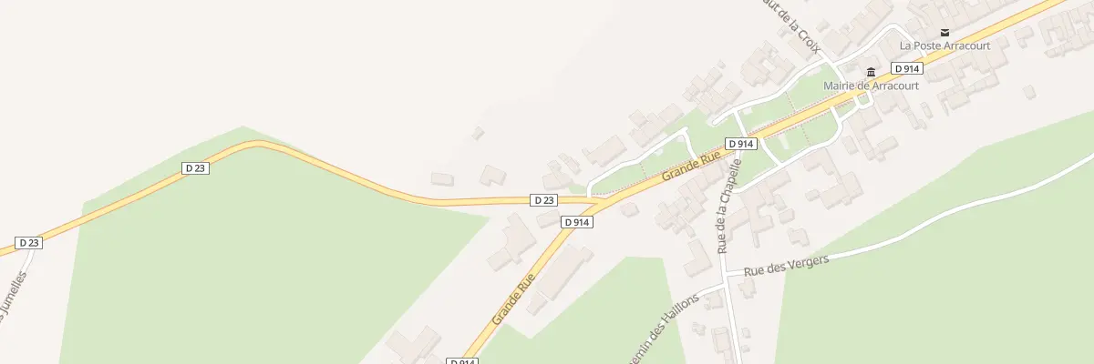 Plan du 84 Grande Rue à Arracourt