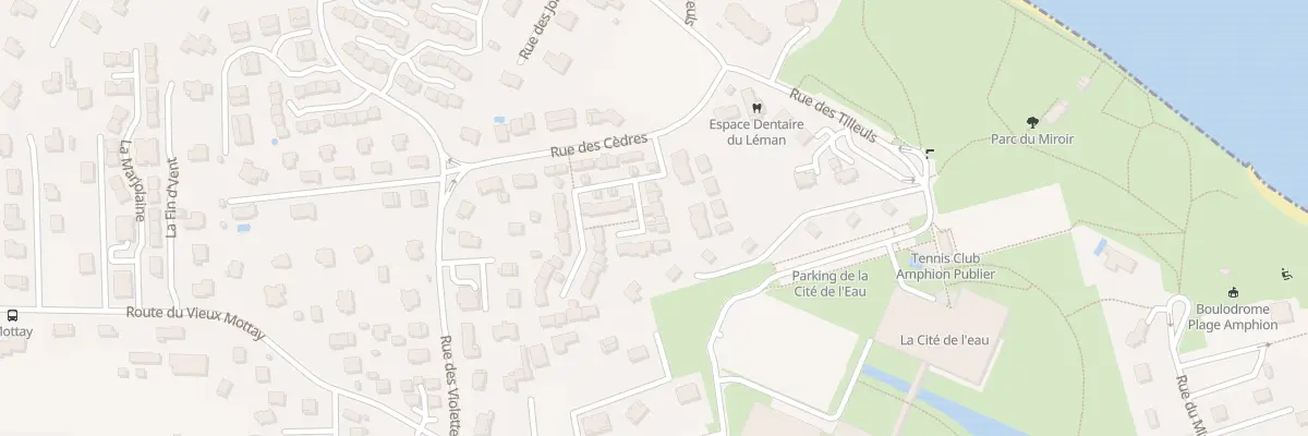 Plan du 38 Lot Les Villas du Lac à Publier