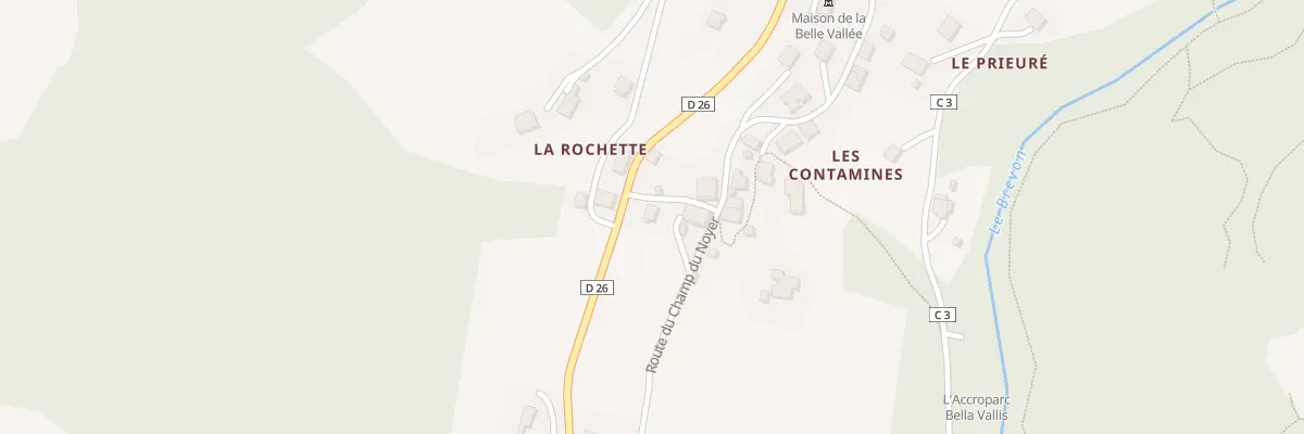 Plan du 369 Rte de Saint Jeoire à Bellevaux