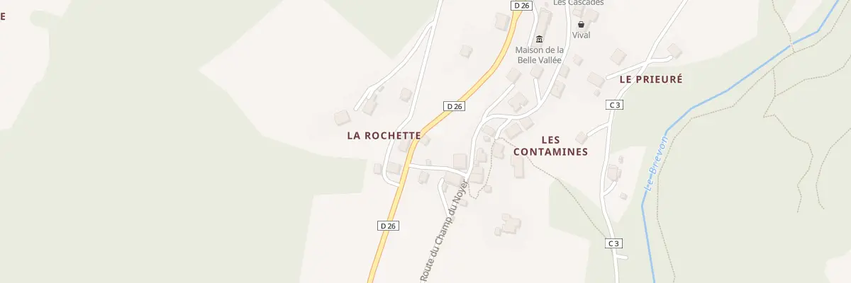 Plan du 365 Rte de Saint Jeoire à Bellevaux