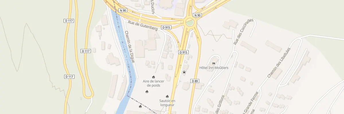 Plan du 528 Av de la Libération à Moûtiers