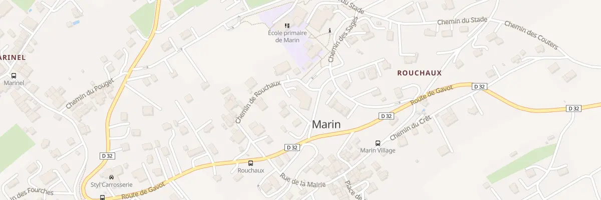 Plan du 178 Che de Rouchaux à Marin