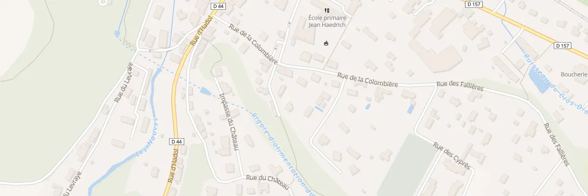 Plan du 3 Che du Donjon à Arches