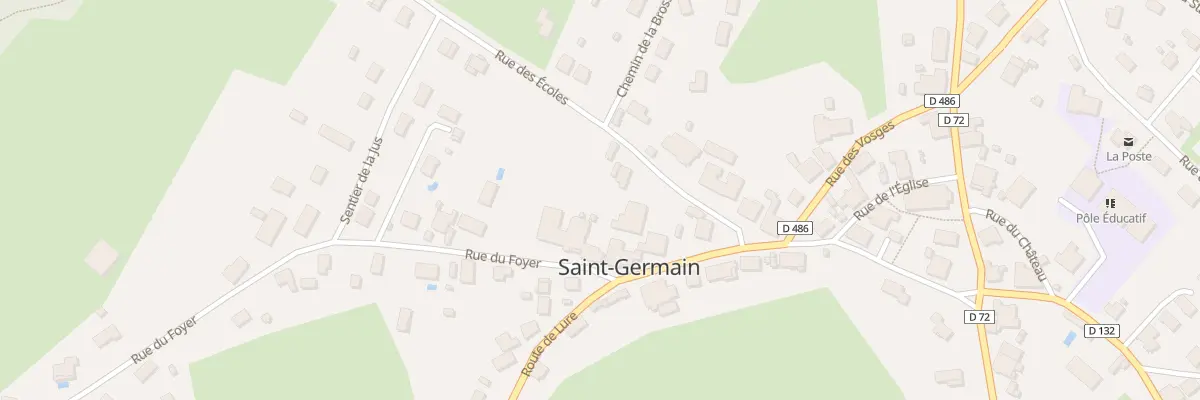 Plan du 9 Rue des Ecoles à Saint-Germain