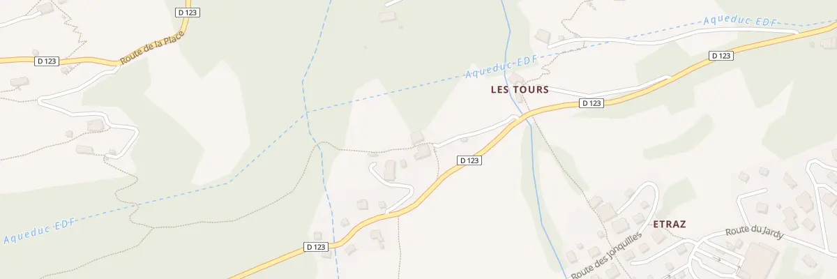 Plan du 763 Rte de la Place à Villard-sur-Doron