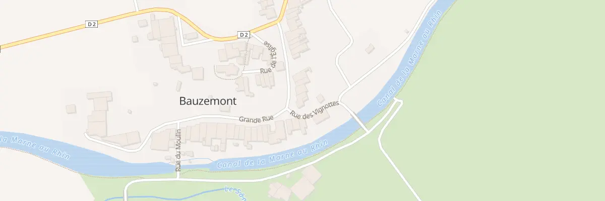 Plan du 34 Grande Rue à Bauzemont
