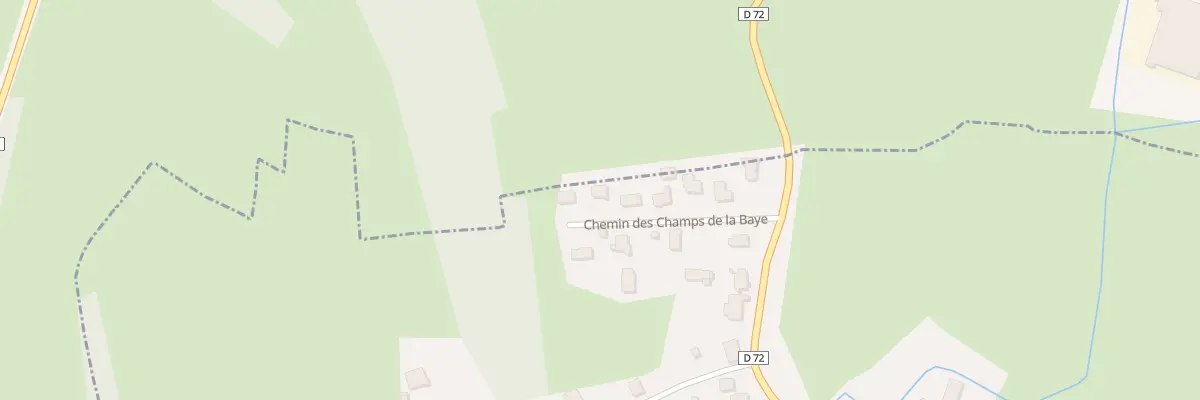 Plan du 11 Che des Champs La Baye à Froideterre