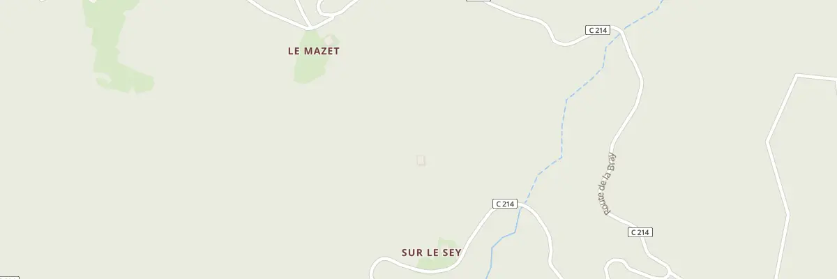 Plan du 2195 Rte de la Bray à Mégevette