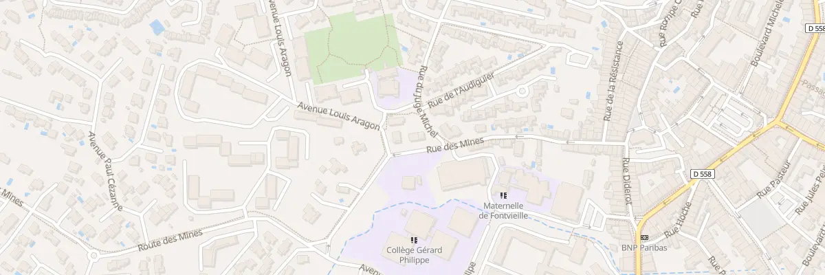 Plan du 44 Rue des Mines à Cogolin