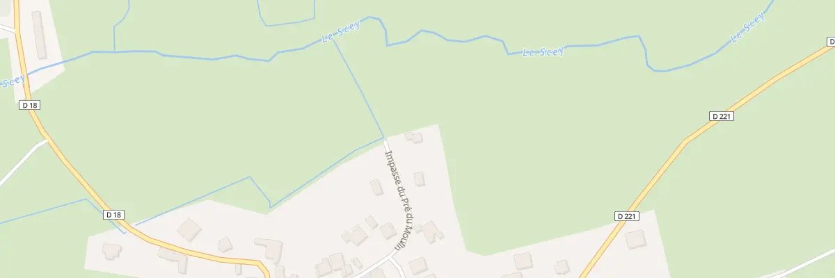 Plan du 8 Imp du Pre du Moulin à Senargent-Mignafans