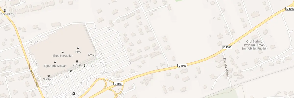 Plan du 83A Rue de la Plaine à Publier