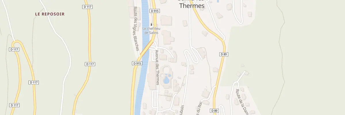 Plan du 650 Av des Thermes à Salins-Fontaine