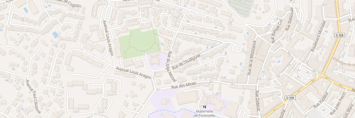 Plan du 3 Rue de l’Audiguier à Cogolin