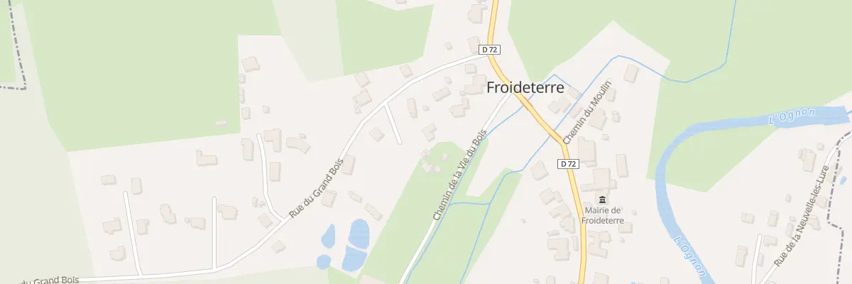 Plan du 2 Che de la VIE du BOIS à Froideterre
