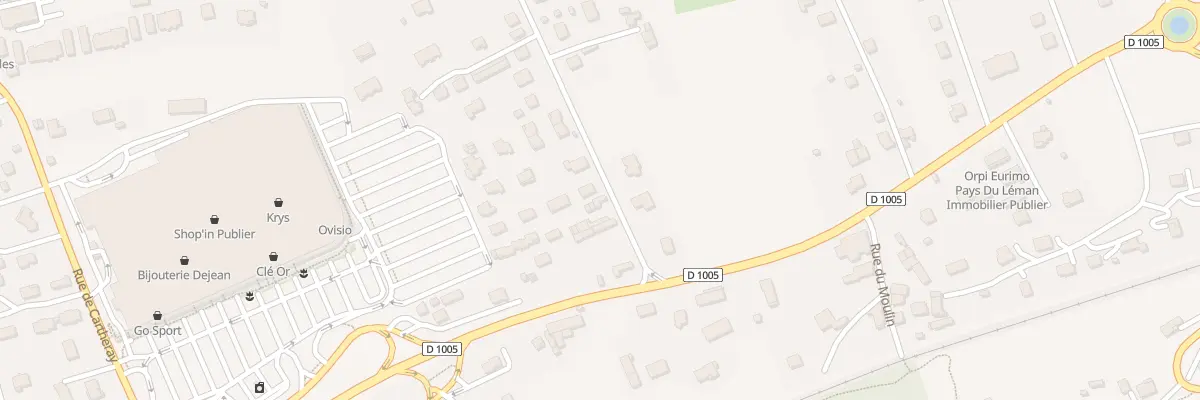Plan du 67 Rue de la Plaine à Publier