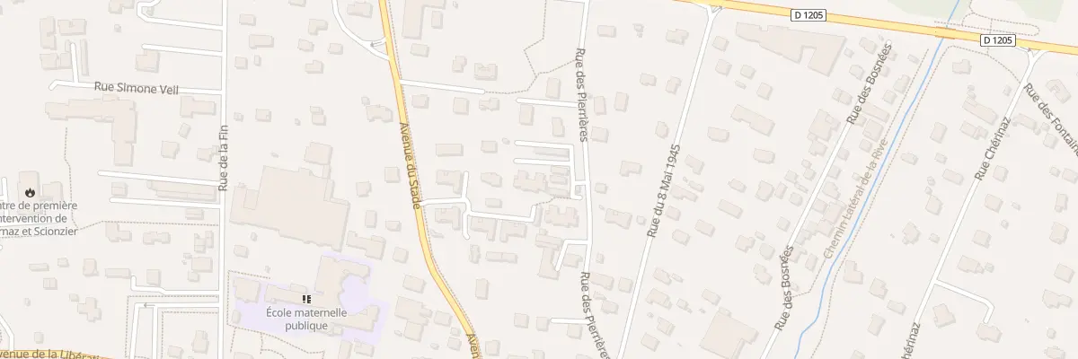 Plan du 136 Rue des Perrieres à Marnaz