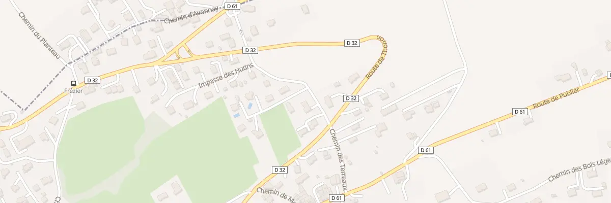 Plan du 33 Che des Hutins à Marin