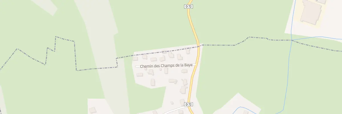 Plan du 9001 Che des Champs La Baye à Froideterre